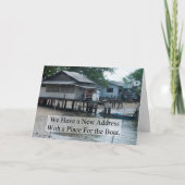 住所変更おもしろいの場所 案内状 (正面)