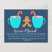 住所変更のお知らせ 引っ越しました クリスマス アンノ 案内ポストカード (正面)