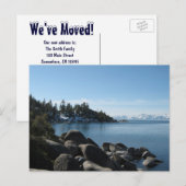 住所変更のお知らせ 案内ポストカード (正面/裏面)