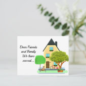 住所変更のお知らせ / 転居しました 案内ポストカード (スタンド正面)