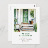 住所変更のファームハウスの移転発表 ポストカード (正面/裏面)
