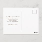 住所変更のファームハウスの移転発表 ポストカード (裏面)