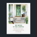 住所変更のファームハウスの移転発表 ポストカード<br><div class="desc">田舎に引っ越した農家 |お知らせの移動これは、テンプレートを追加する準備ができている詳細である。</div>