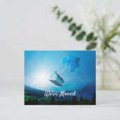 住所変更バルーンハウスポストカード 案内ポストカード (スタンド正面)