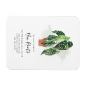 住所変更届モダン出 マグネット (横)