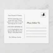 住所幽霊のよく出るはがきの変更 案内ポストカード (裏面)