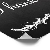 住所書の看板結婚を下さい ポスター (角)