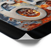 住所番号銘板（65年半） ポスター (角)