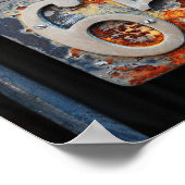 住所番号銘板（65年半） ポスター (角)