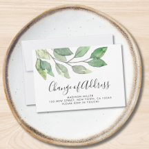 住所異動のお知らせカード