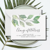 住所異動のお知らせカード ノートカード