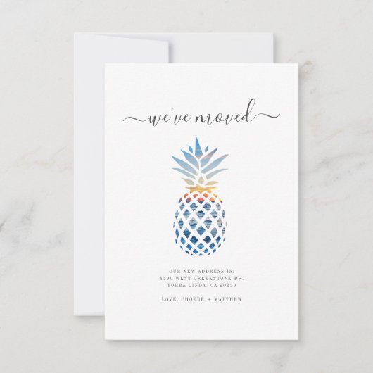 住所異動のお知らせ (正面)