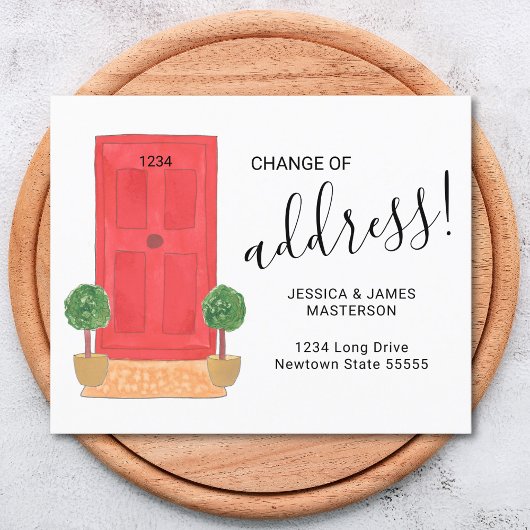 住所異動アナウンスカードの予算変更