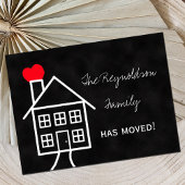 住所発表葉書の変更 案内ポストカード