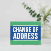 住所移動はがきの新しい自宅変更 案内ポストカード (スタンド正面)