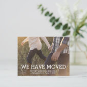 住所素朴写真の変更 案内ポストカード (スタンド正面)