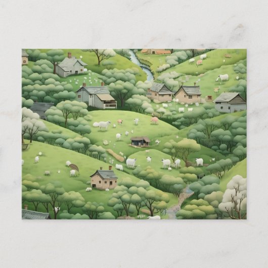 住所葉書の中腹の変更 シーズンポストカード (正面)