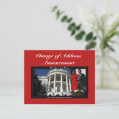 住所録の変更 案内ポストカード (スタンド正面)