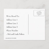 住所飛んでいるはがきの変更 案内ポストカード (裏面)