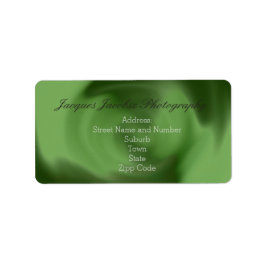 住所 シールとレトロ絞り染めスタイルの背景 ラベル