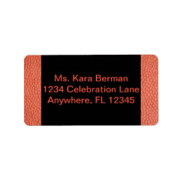 住所 シールのバスケ収集 ラベル