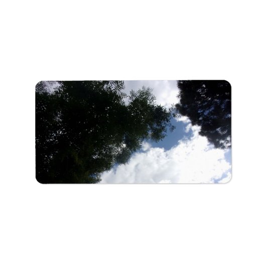 住所 シールアートとデザイン ラベル (正面)