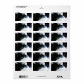 住所 シールアートとデザイン ラベル (フルシート)