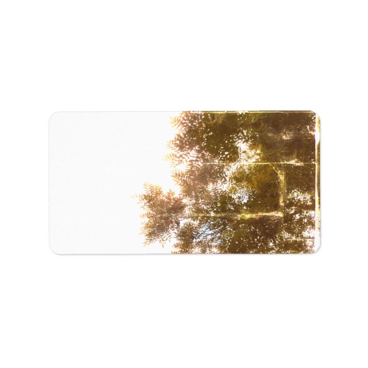 住所 シールアートとデザイン ラベル (正面)