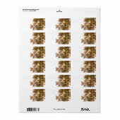 住所 シールアートとデザイン ラベル (フルシート)