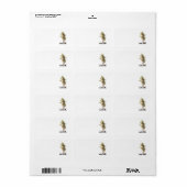 住所 シールアート&デザインスタイル ラベル (フルシート)