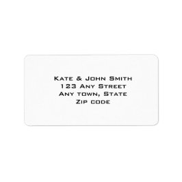 住所 シールテンプレート ラベル