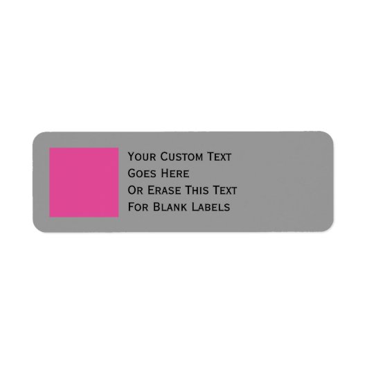 住所 シールテンプレート ラベル (正面)