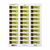 住所 シール地球の分割ヴィンテージバイクもしくは自転車に乗る人アドv. ラベル (フルシート)