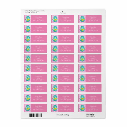 住所 シール (フルシート)