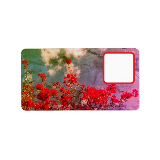 住所 シール (正面)