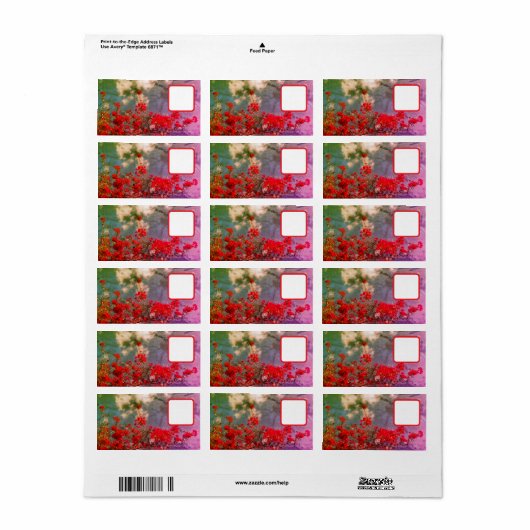 住所 シール (フルシート)