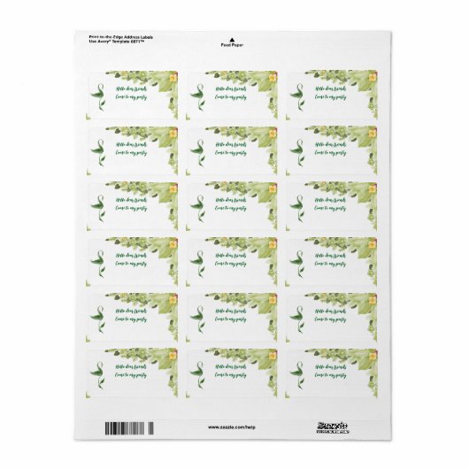 住所 シール (フルシート)