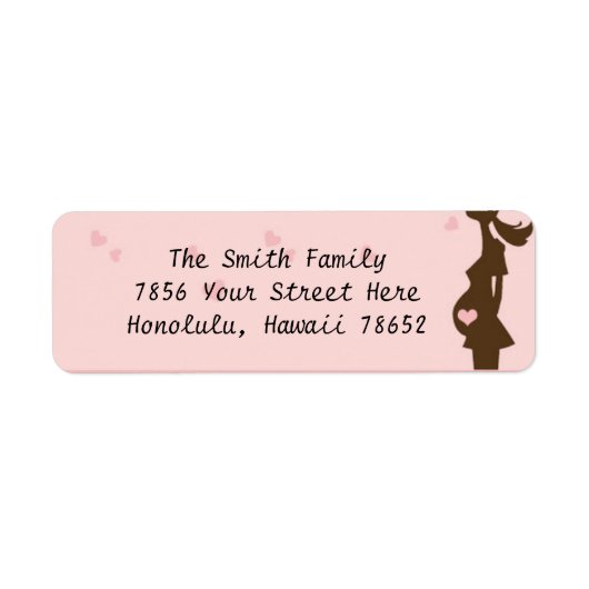 住所 シール (正面)