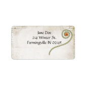 住所 シール (正面)