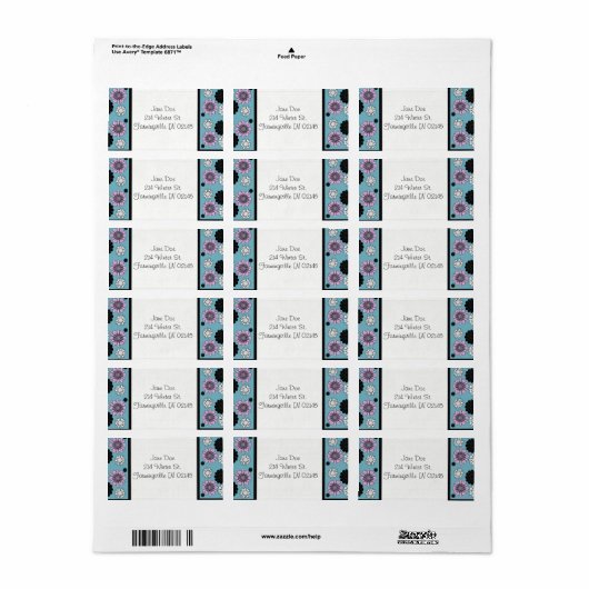 住所 シール (フルシート)