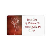 住所 シール (正面)