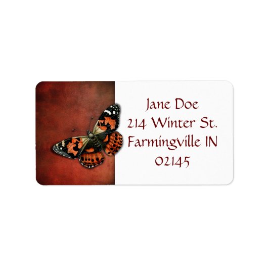 住所 シール (正面)