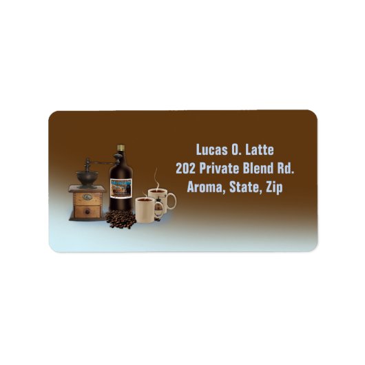 住所 シール (正面)