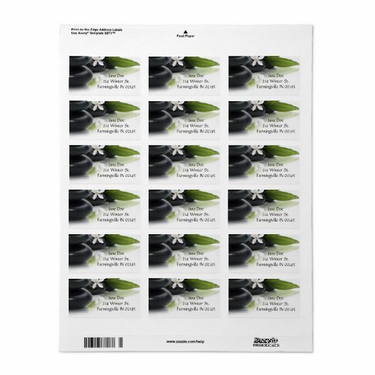 住所 シール (フルシート)