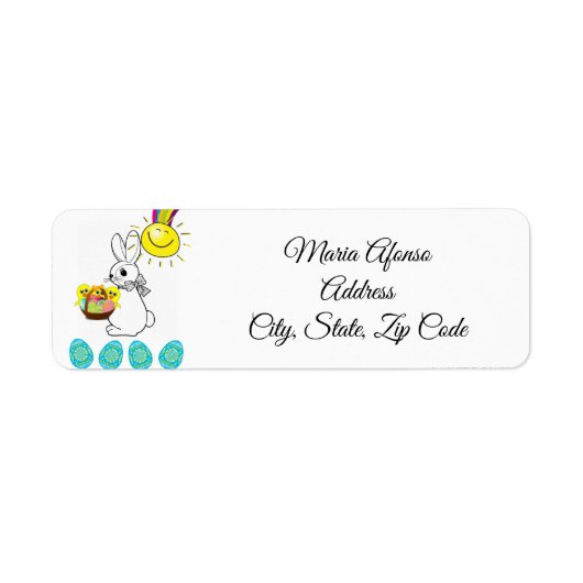 住所 シール (正面)