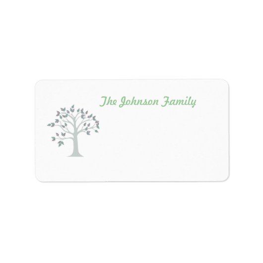 住所 シール (正面)