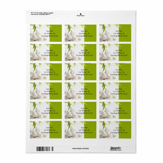 住所 シール (フルシート)