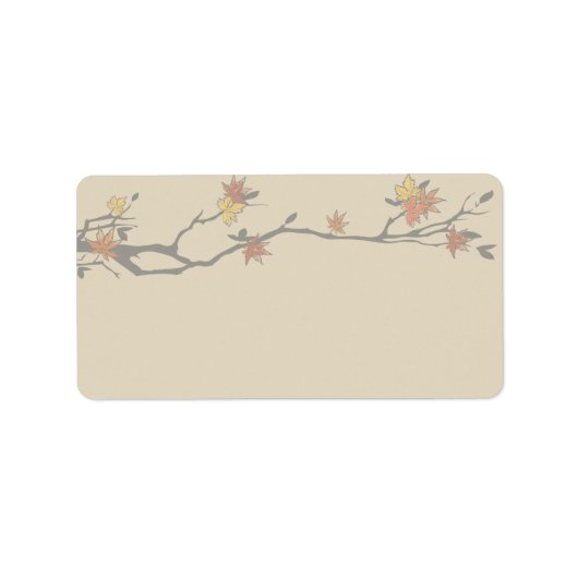 住所 シール (正面)