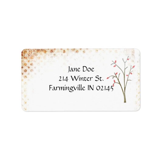 住所 シール (正面)