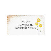 住所 シール (正面)